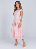 Varenne Embroidered Off-Shoulder Midi Dress by Joeve Paris - view 1