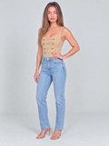 Wagram Button Corset Top by Joeve Paris - view 1