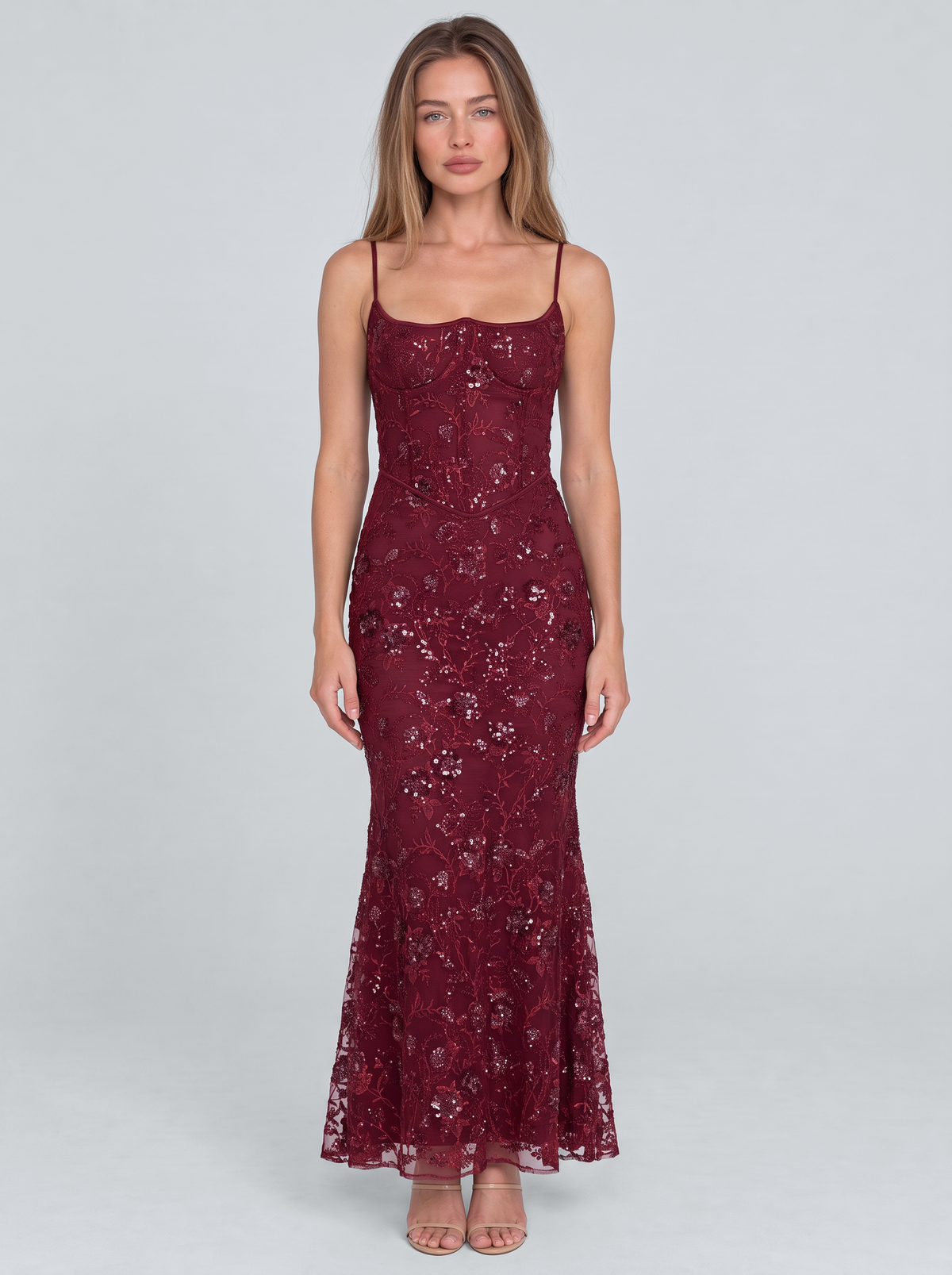 Odéon Embroidered Corset Maxi Dress by Joeve Paris - view 2