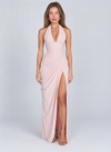 Alma Draped Halter Maxi Dress by Joeve Paris - view 2