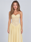 Saint-Louis Lace Corset Maxi Dress by Joeve Paris - view 2
