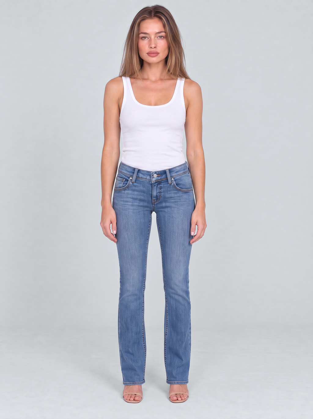 Bastille Low-Rise Bootcut Jeans by Joeve Paris - view 1