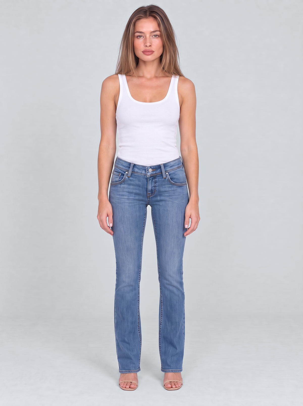 Bastille Low-Rise Bootcut Jeans by Joeve Paris - view 1