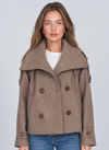 Saint-Germain Cropped Wool Peacoat by Joeve Paris - view 2
