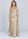 Opéra Champagne Satin Corset Gown by Joeve Paris - view 2