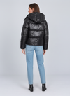 Rivoli Glossy Cropped Puffer Jacket by Joeve Paris - view 3