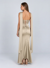 Opéra Champagne Satin Corset Gown by Joeve Paris - view 3