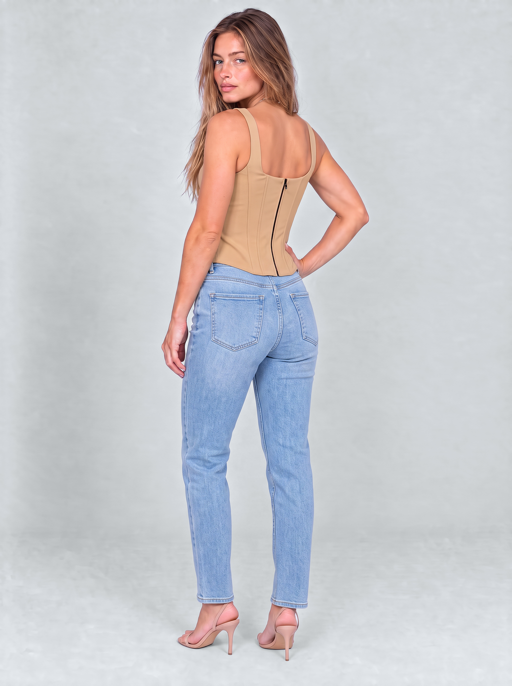 Wagram Button Corset Top by Joeve Paris - view 3