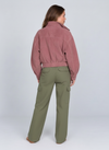 Marais Pink Faux Suede Oversized Bomber by Joeve Paris - view 3