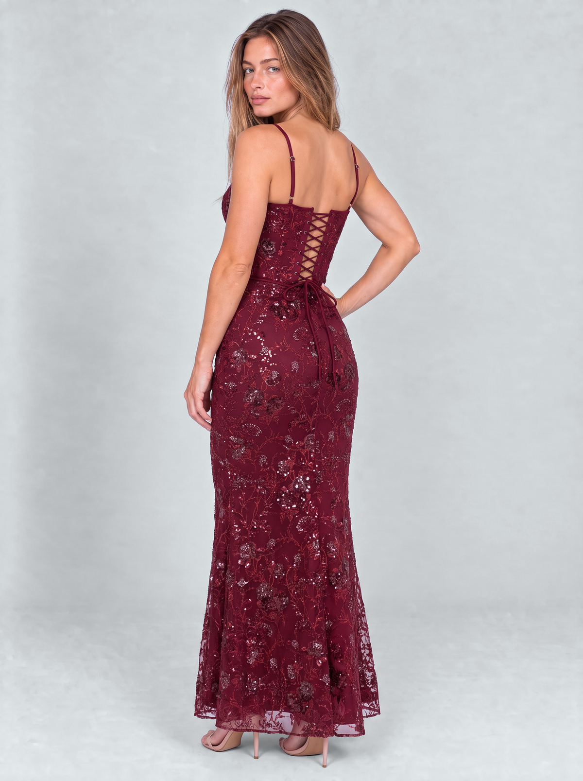 Odéon Embroidered Corset Maxi Dress by Joeve Paris - view 3