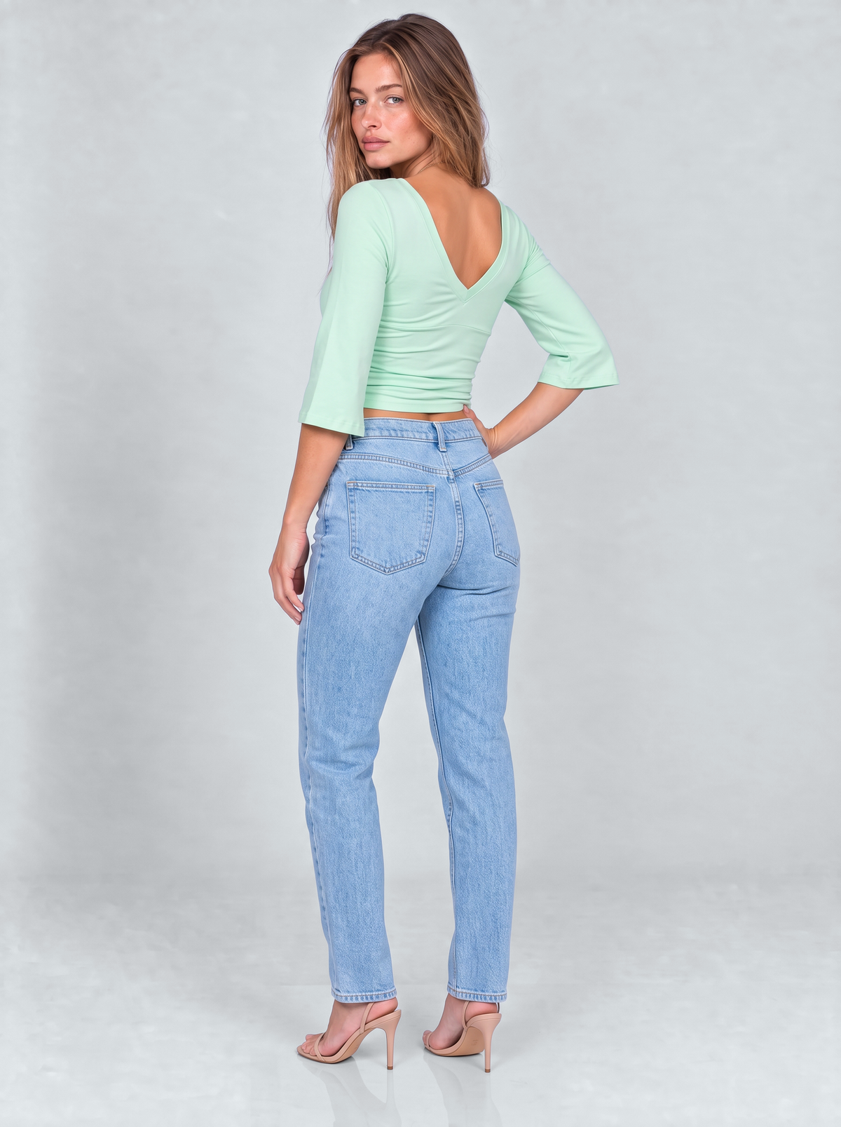 Dauphine Ruched Wrap Top by Joeve Paris - view 3