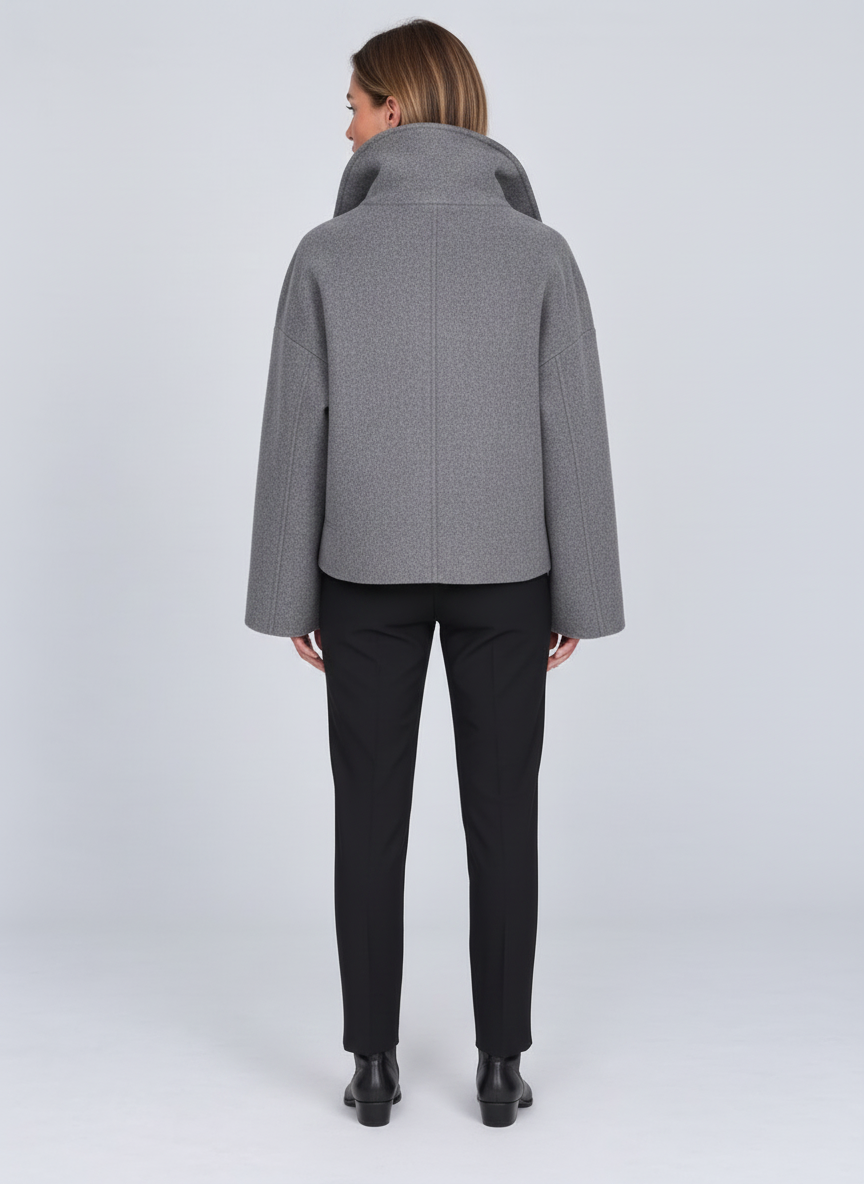 Raspail Cropped Cotton Trench by Joeve Paris - view 4