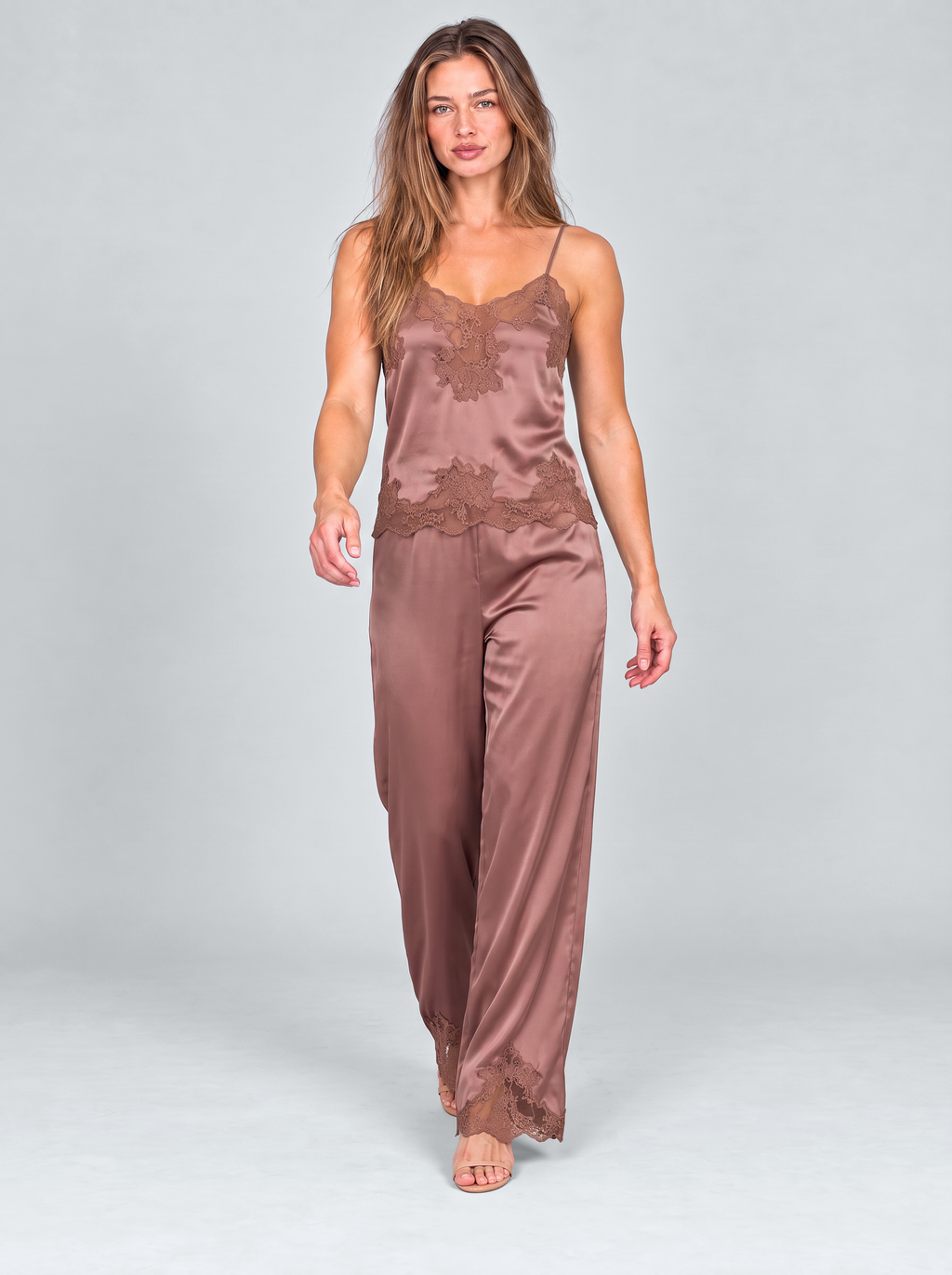 Palais-Royal Satin Lace Two-Piece Set by Joeve Paris - view 4