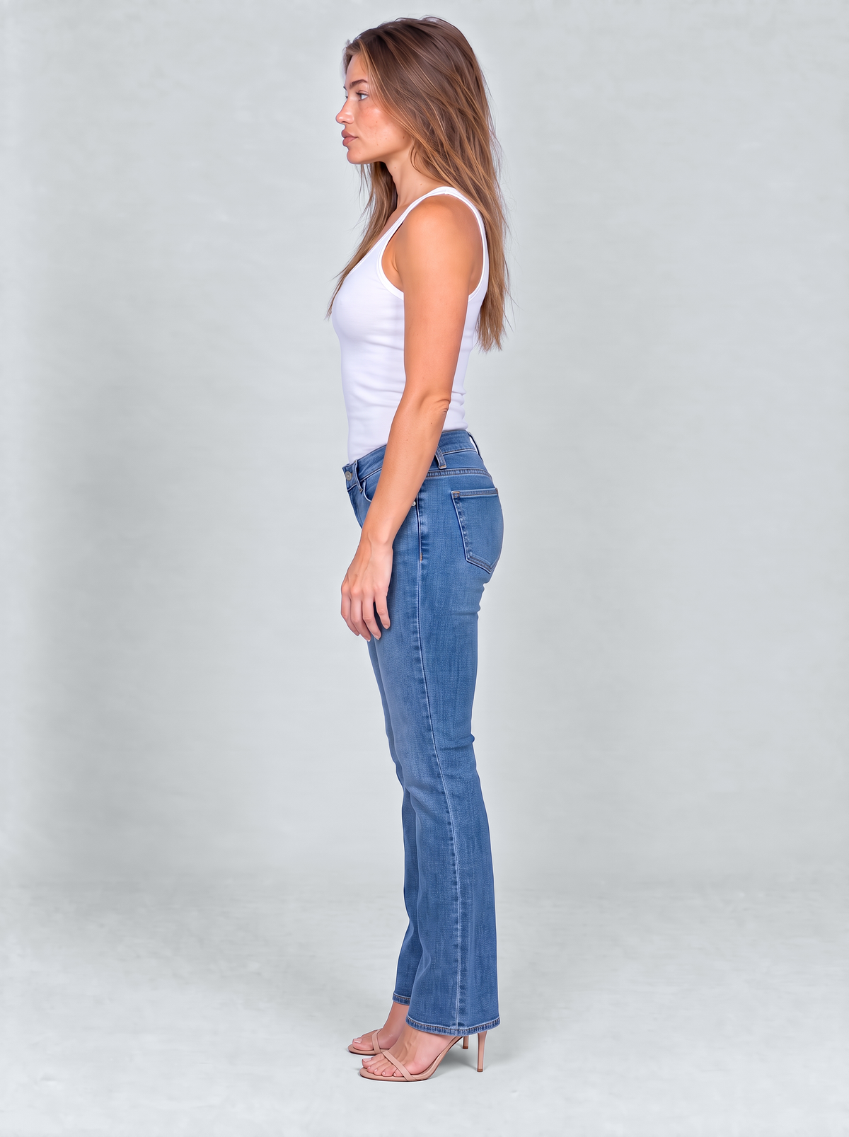 Bastille Low-Rise Bootcut Jeans by Joeve Paris - view 3