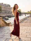 Madeleine Draped Corset Maxi Dress by Joeve Paris - view 5